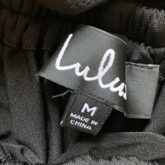 Lulu’s black dress with cross cross and cutouts - Picture 10 of 10